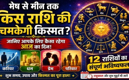 Aaj Ka Rashifal 26 July 2026: मेष से मीन तक किस राशि की चमकेगी किस्मत? जानिए करियर, धन, प्रेम और परिवार का भविष्य
