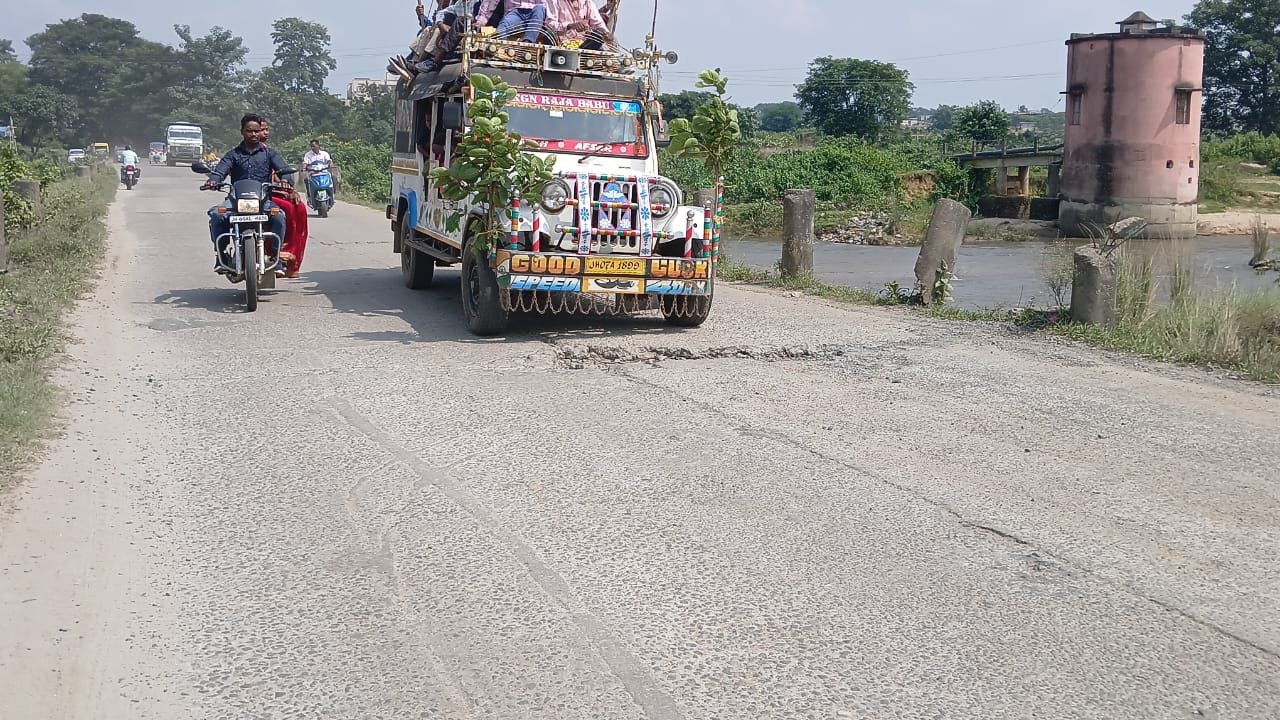 Bokaro River Bridge in Danger