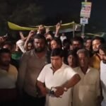 Fireworks Vendors Stage protest