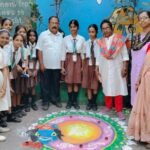 Lamp Decoration And Rangoli Competition At Daffodils Academy