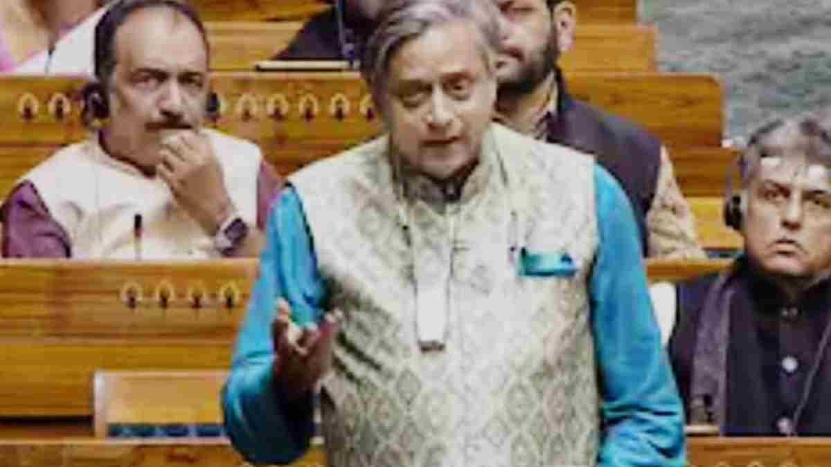 Shashi Tharoor Speech in Lok Sabha