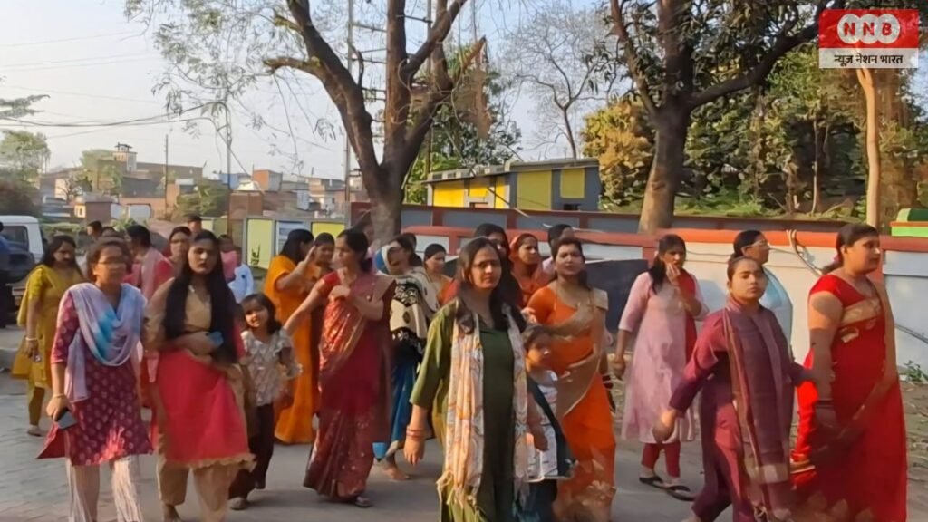 Bokaro Thermal : जय श्रीराम के उद्घोष से गुंजायमान हुआ CISF परिसर, नगर भ्रमण में उमड़ी श्रद्धा 2 News Nation Bharat 3 6