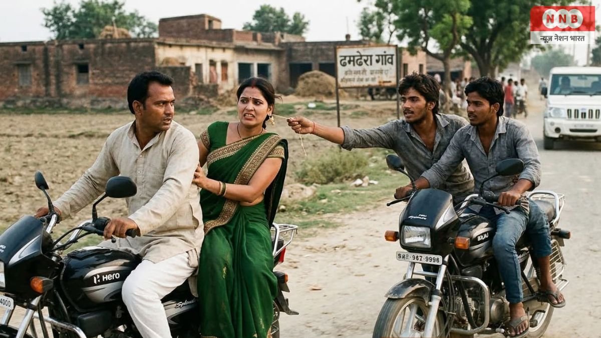 Farrukhabad में चलती बाइक से महिला के कुंडल लूटे, पीछा करने पर गिर पड़े लुटेरे; एक गिरफ्तार 1 Farrukhabad