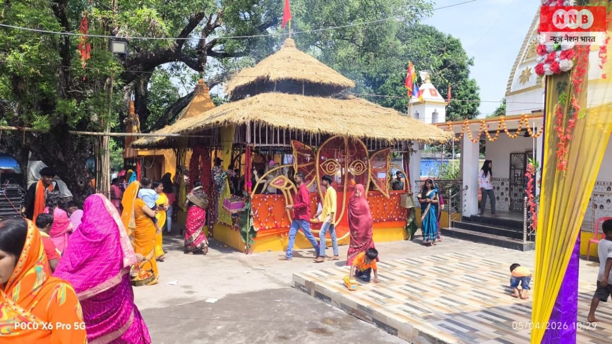 स्वांग में रुद्र महायज्ञ के तीसरे दिन उमड़ी भारी भीड़, पूजा-अर्चना और प्रवचन से भक्तिमय हुआ स्वांग 1 Gomia