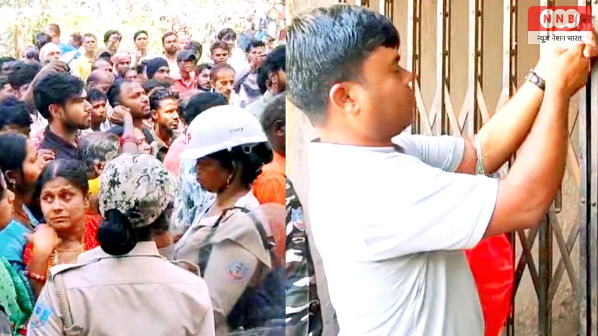 पतरातु में अतिक्रमण हटाओ अभियान पर बवाल: क्वार्टर के अंदर लोग, बाहर से जड़ा गया ताला 1 Ramgarh