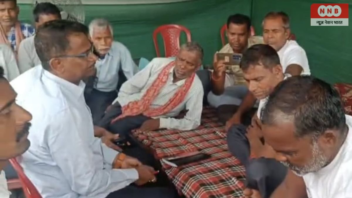 कथारा महाप्रबंधक कार्यालय के समछ आवार्डी मजदूरों की भूख हड़ताल तीसरे दिन भी जारी 1 Bokaro