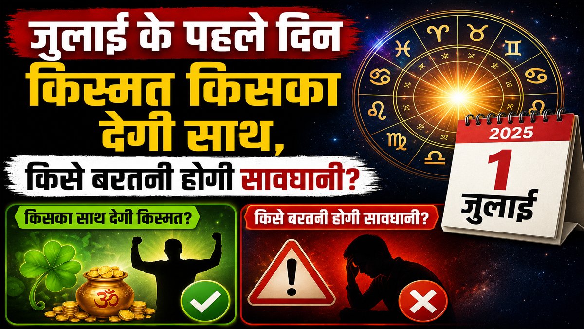 Aaj Ka Rashifal 01 July 2026