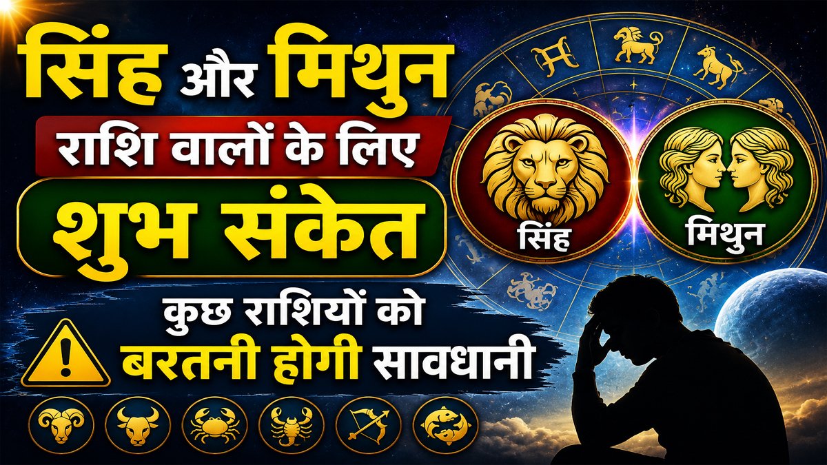 Horoscope 22 June 2026: सिंह और मिथुन राशि वालों के लिए शुभ संकेत, कुछ राशियों को बरतनी होगी सावधानी 1 Horoscope 22 June 2026