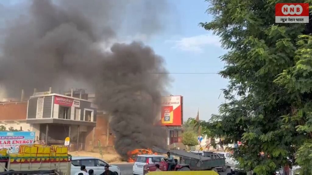 Raebareli i10 Car Fire