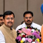 BJP State president Nitin nabin with Keval Dhillon