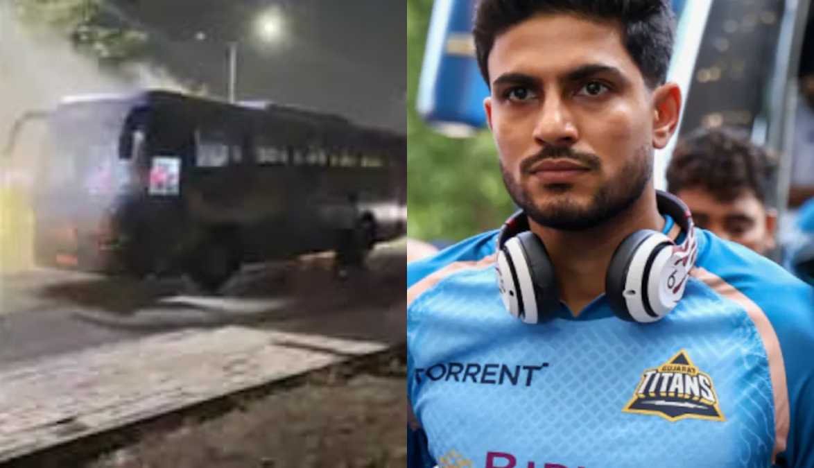 आईपीएल 2026 फाइनल के बाद गुजरात टाइटन्स की टीम के साथ बड़ा हादसा, खिलाड़ियों से भरी बस में अचानक लगी आग 1 आईपीएल 2026