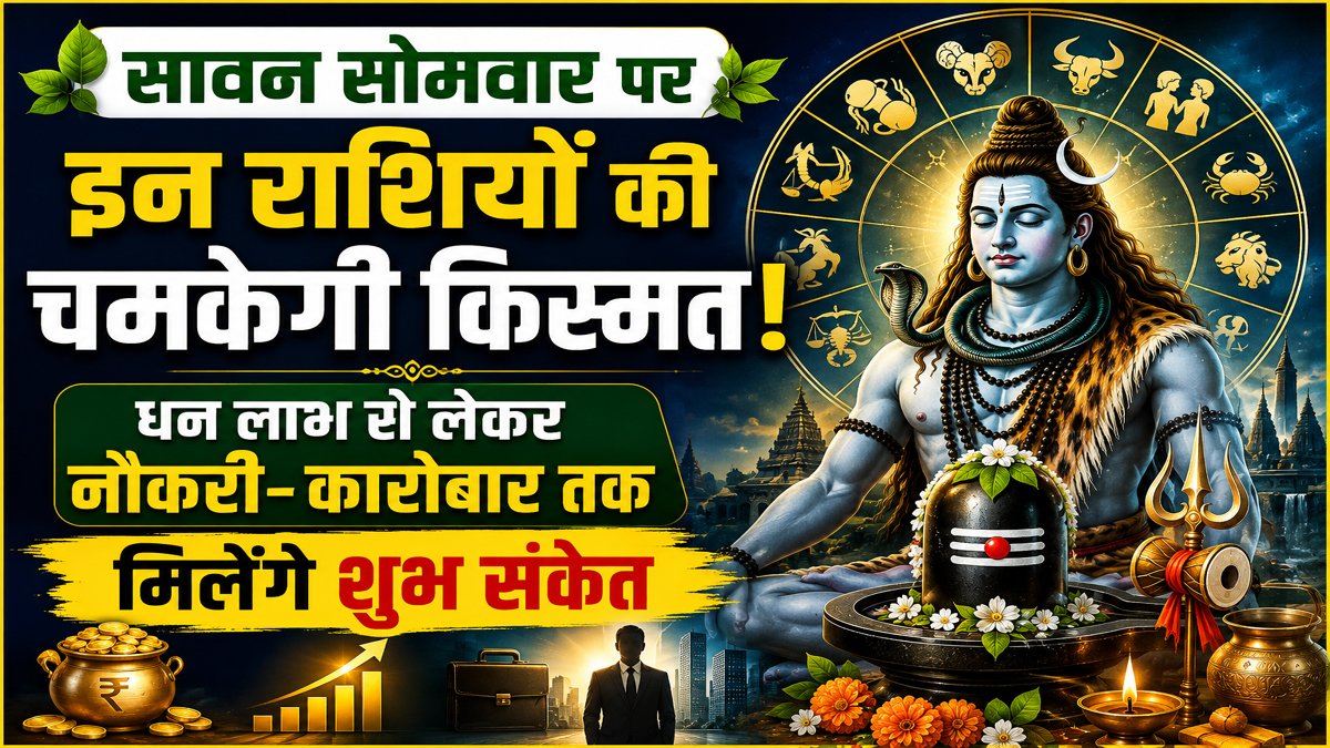 Aaj Ka Rashifal 10 August 2026: सावन सोमवार पर इन राशियों की चमकेगी किस्मत, धन लाभ से लेकर नौकरी-कारोबार तक मिलेंगे शुभ संकेत 1 Aaj Ka Rashifal