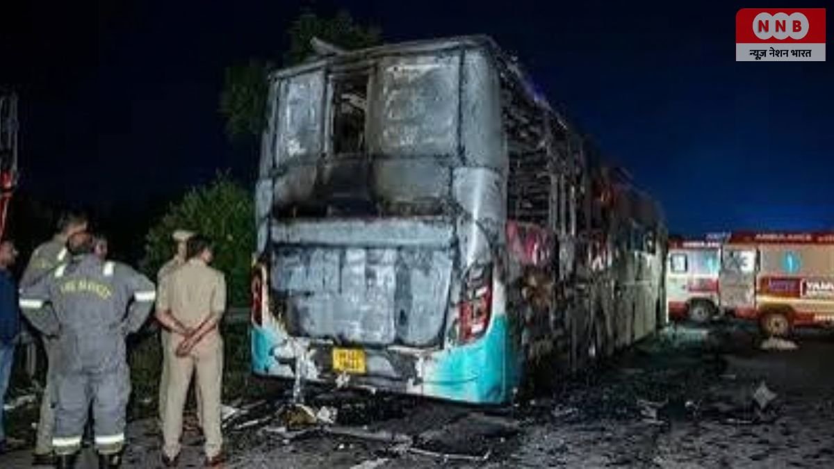 यमुना एक्सप्रेसवे पर भीषण हादसा: चलती स्लीपर बस में लगी आग, 9 यात्रियों की मौत 1 Yamuna Expressway Bus Fire