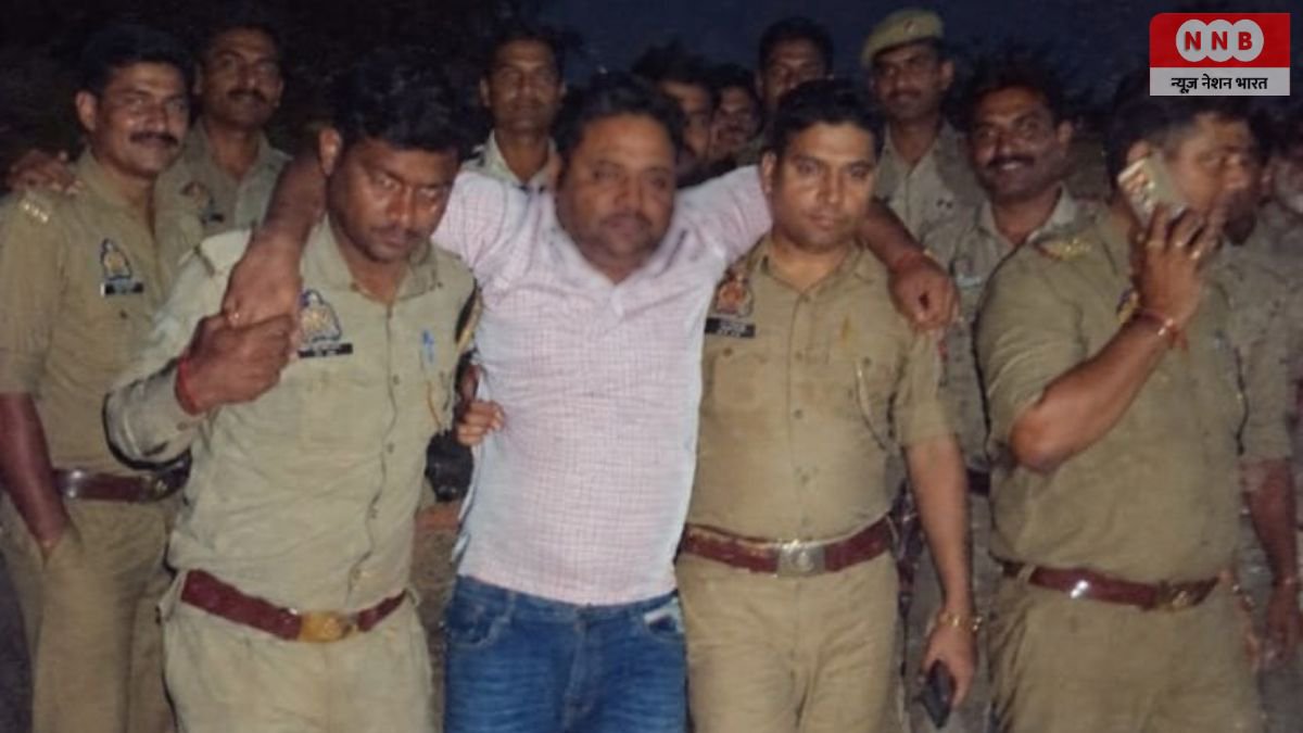 Mathura: मथुरा में पुलिस और बदमाशों के बीच मुठभेड़, हत्या के मुकदमे में वांछित दो आरोपी गिरफ्तार, एक के पैर में लगी गोली 1 Mathura