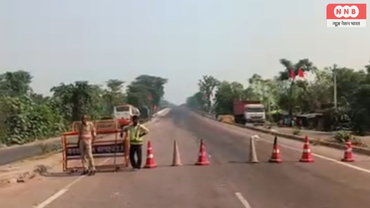 Bahraich: मरम्मत के चलते जरवल ओवरब्रिज को किया गया बंद, जरवल रेलवे क्रॉसिंग से वाहनों का डायवर्जन 1 Bahraich