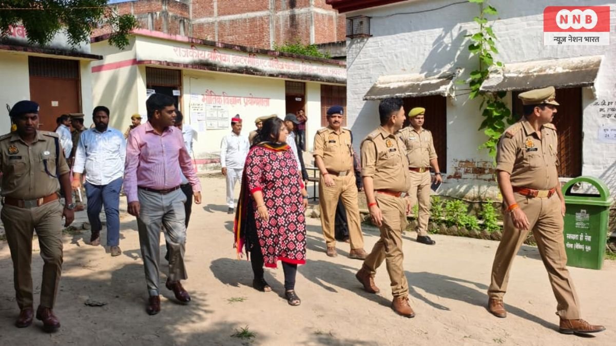 Raebareli: डीएम व एसपी ने नगर पंचायत सलोन के अध्यक्ष पद के उप निर्वाचन को सकुशल सम्पन्न कराने हेतु मतदान स्थलों का किया निरीक्षण 1 Raebareli